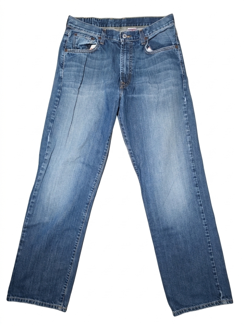 Lucky Brand Men's Straight Jeans in Faded Blue